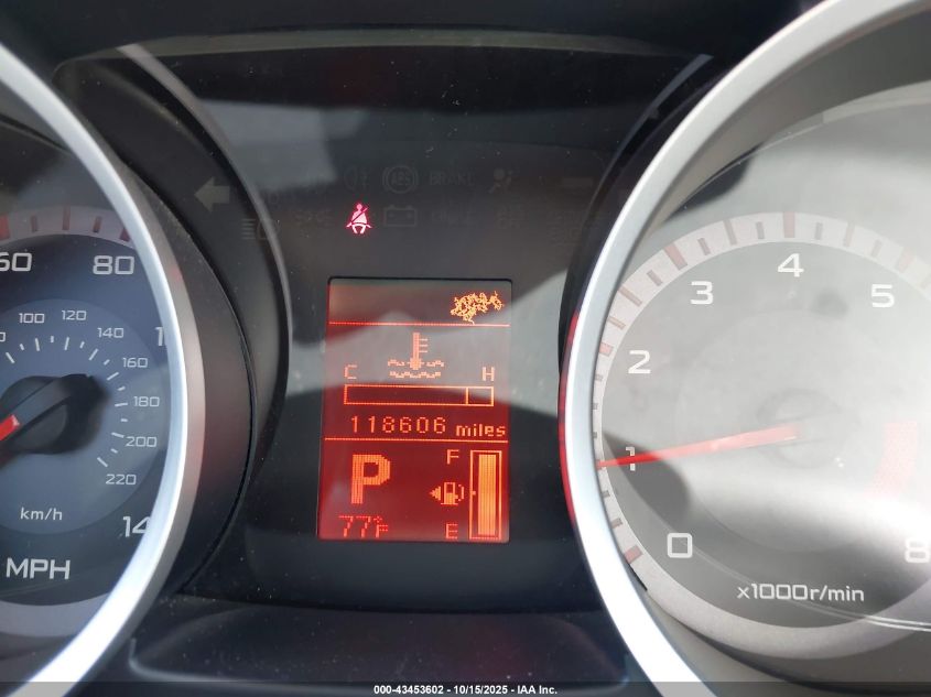 2009 Mitsubishi Lancer Es/Es-Sport VIN: JA3AU26U39U017295 Lot: 43453602