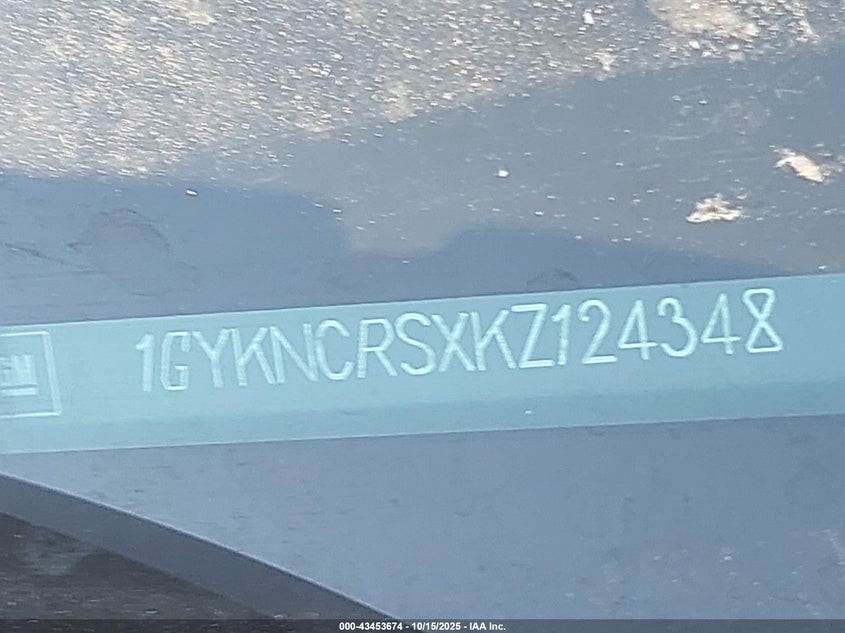 1GYKNCRSXKZ124348 2019 CADILLAC XT5 photo no. 17