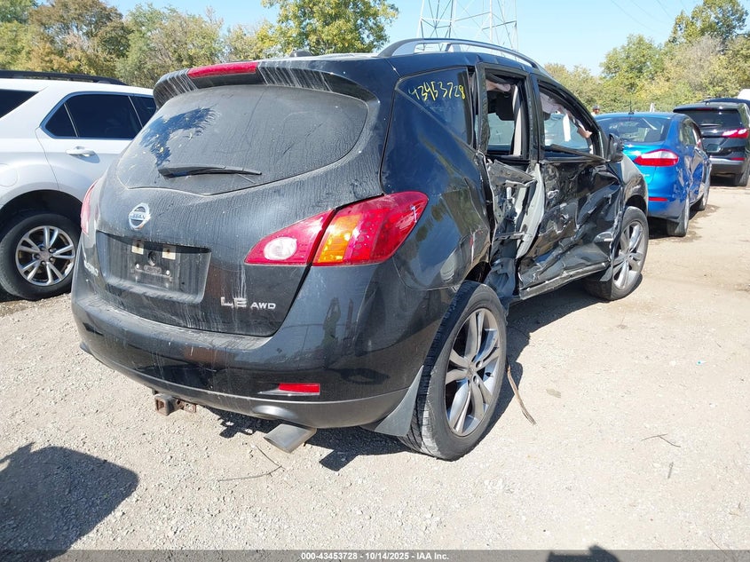 JN8AZ18WX9W210855 2009 NISSAN MURANO photo no. 4