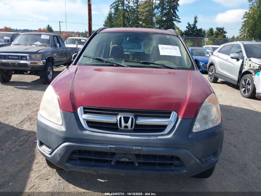 2002 Honda Cr-V Lx VIN: JHLRD68442C007429 Lot: 43453731