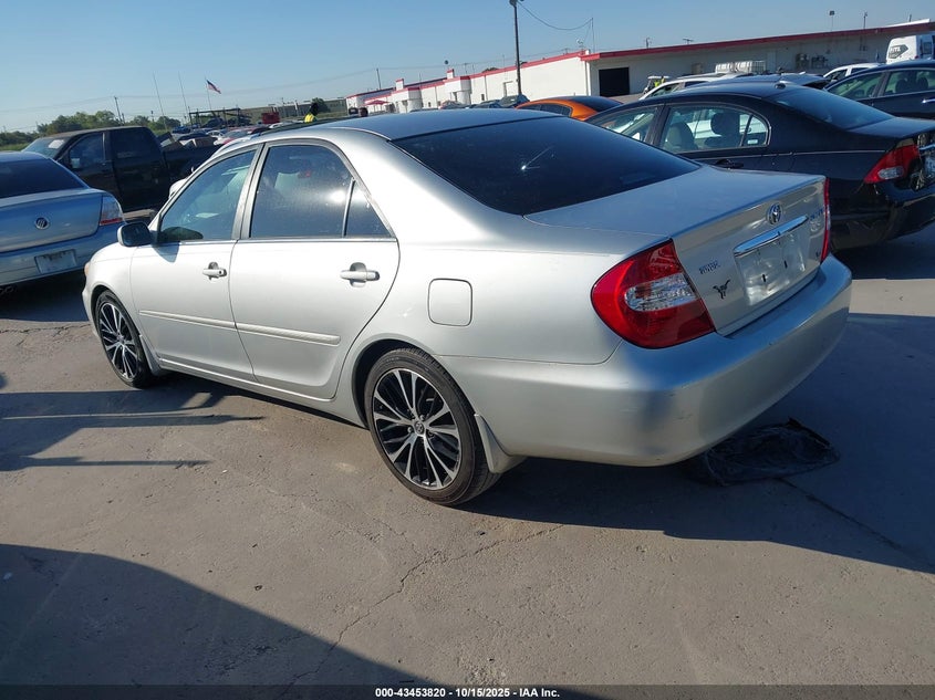 2002 Toyota Camry Xle V6 silver  Gasoline 4T1BF32K72U529217 photo #4