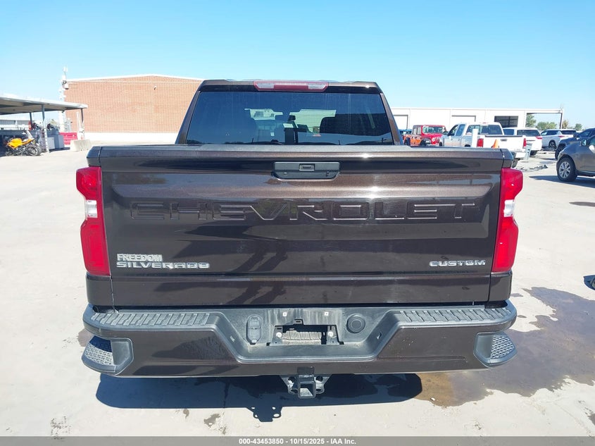 2020 CHEVROLET SILVERADO 1500 2WD  SHORT BED CUSTOM 3GCPWBEH9LG105708