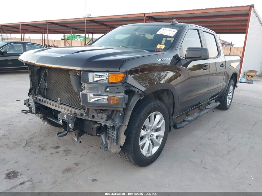2020 CHEVROLET SILVERADO 1500 2WD  SHORT BED CUSTOM 3GCPWBEH9LG105708