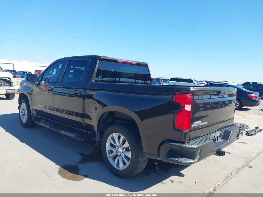 2020 CHEVROLET SILVERADO 1500 2WD  SHORT BED CUSTOM 3GCPWBEH9LG105708