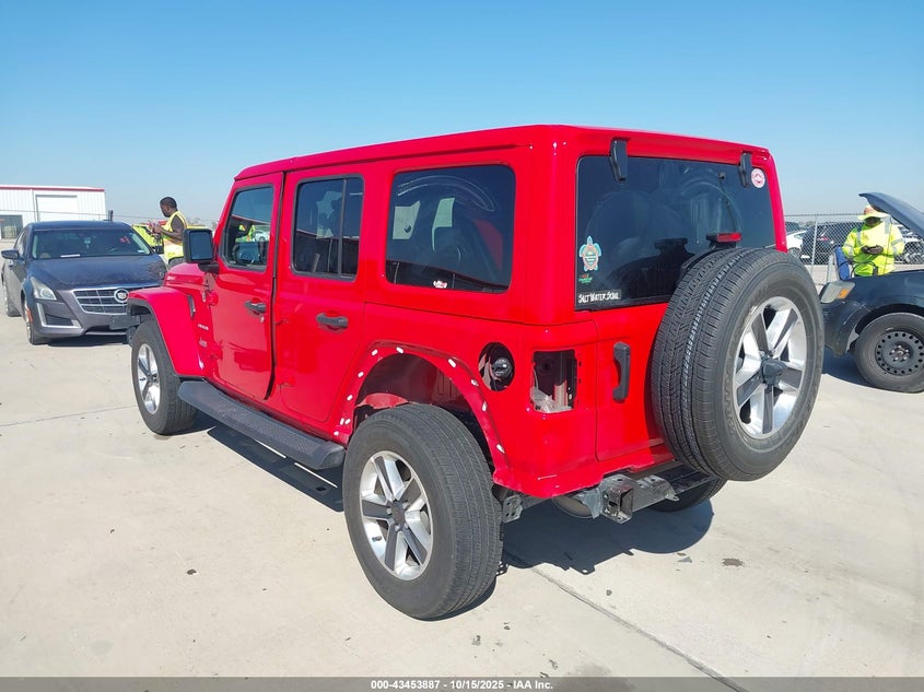 2022 JEEP WRANGLER UNLIMITED SAHARA 4X4 1C4HJXEG3NW255101