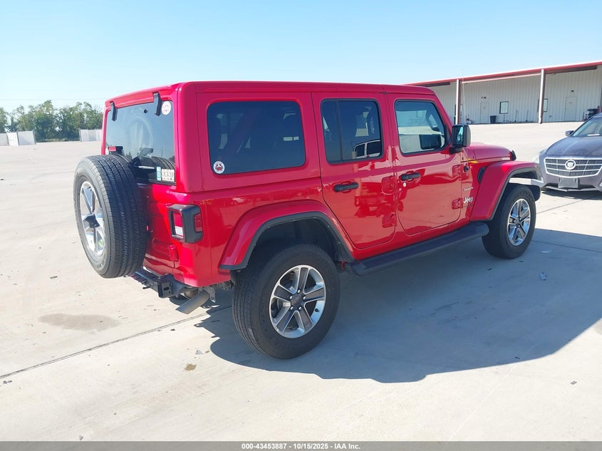 2022 JEEP WRANGLER UNLIMITED SAHARA 4X4 1C4HJXEG3NW255101
