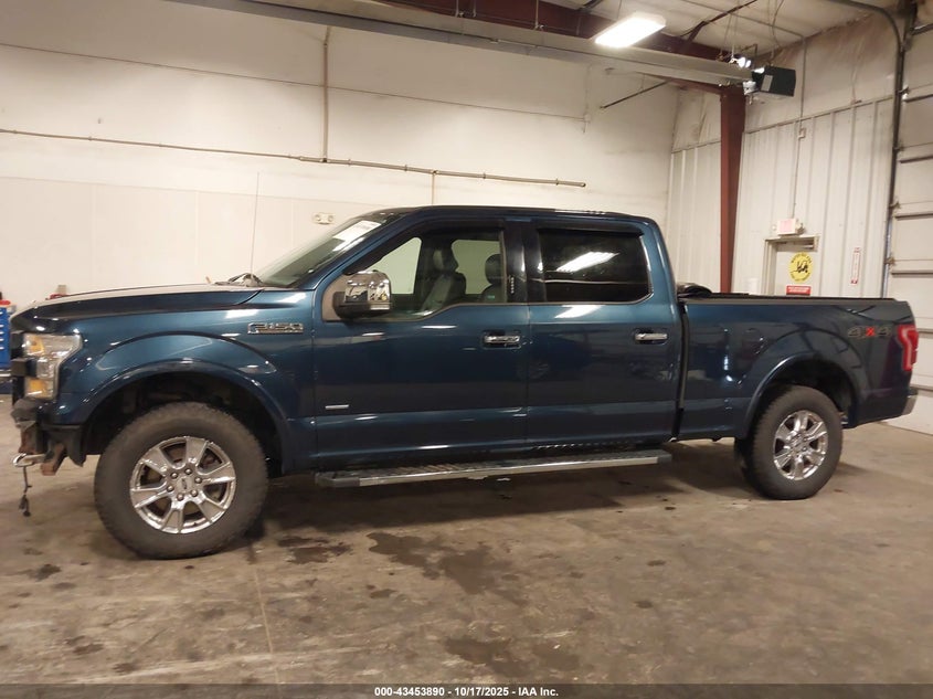 2016 FORD F-150 LARIAT 1FTFW1EG0GFD43029