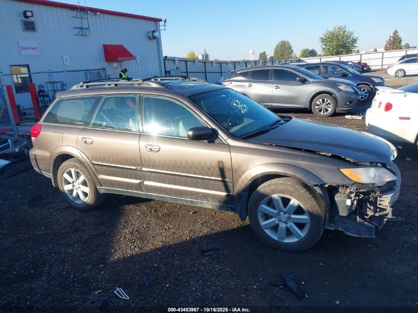 2008 Subaru Outback 2.5I Limited/2.5I Limited L.l. Bean Edition VIN: 4S4BP62C787329839 Lot: 43453967