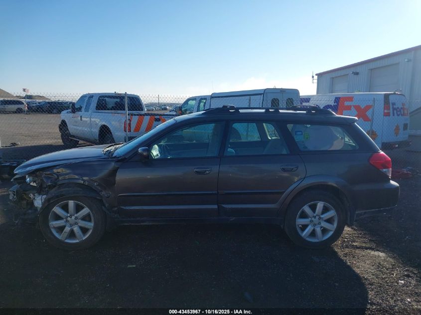 2008 Subaru Outback 2.5I Limited/2.5I Limited L.l. Bean Edition VIN: 4S4BP62C787329839 Lot: 43453967