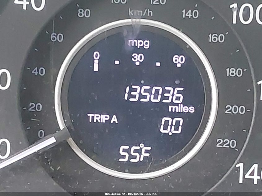 2013 Honda Cr-V Ex-L VIN: 2HKRM3H79DH523234 Lot: 43453972