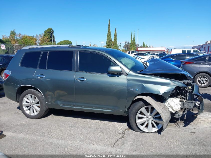 2008 Toyota Highlander Hybrid VIN: JTEEW41A282008664 Lot: 43454105