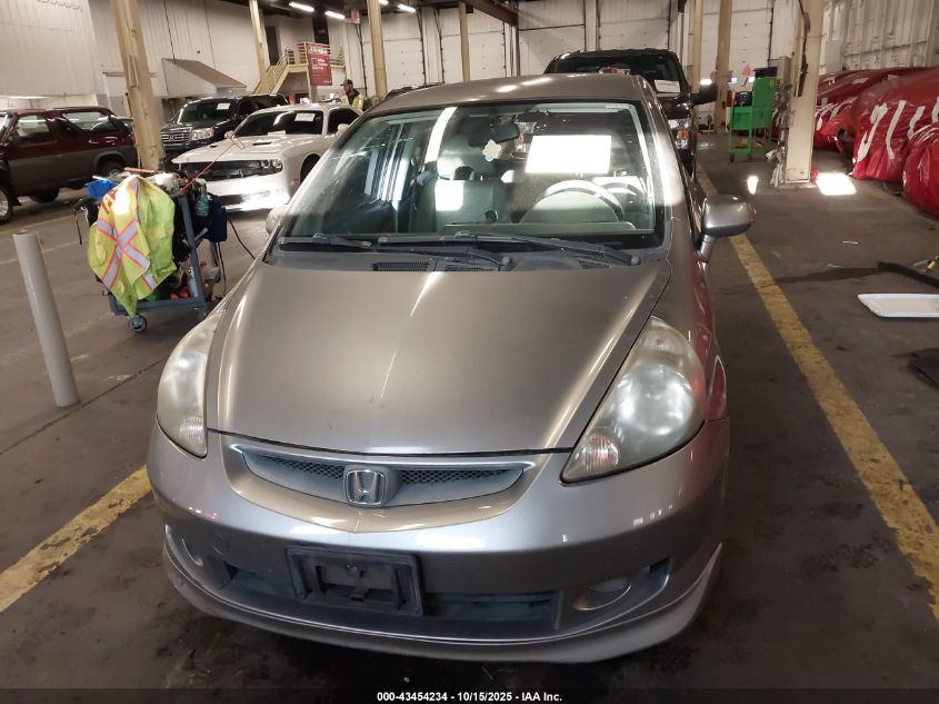 2008 Honda Fit Sport VIN: JHMGD38638S044604 Lot: 43454234