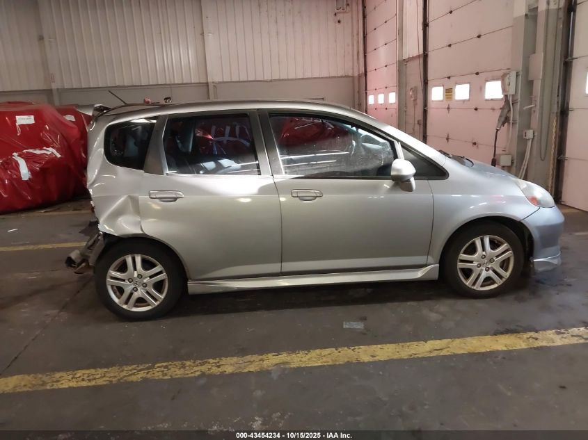 2008 Honda Fit Sport VIN: JHMGD38638S044604 Lot: 43454234