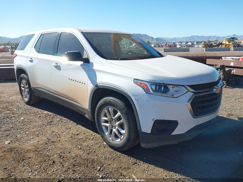 2021 CHEVROLET TRAVERSE FWD LS - 1GNERFKW5MJ114079