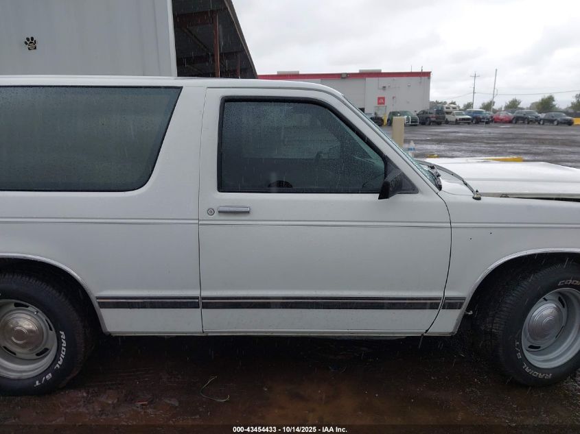 1987 Chevrolet Blazer S10 VIN: 1GNCS18R6H8189905 Lot: 43454433