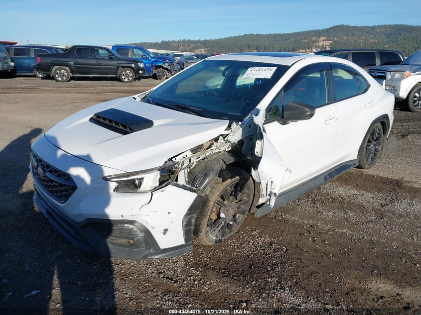 2022 Subaru Wrx Limited white sedan gasoline JF1VBAL69N9012582 photo #3