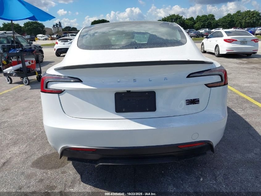 2024 Tesla Model 3 Performance All-Wheel Drive VIN: 5YJ3E1ET3RF889091 Lot: 43454540