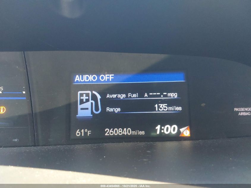 2013 Honda Civic Ex VIN: 19XFB2F87DE287444 Lot: 43454565