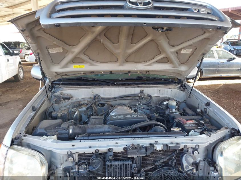 2004 Toyota Sequoia Sr5 V8 VIN: 5TDZT34A74S212769 Lot: 43454584