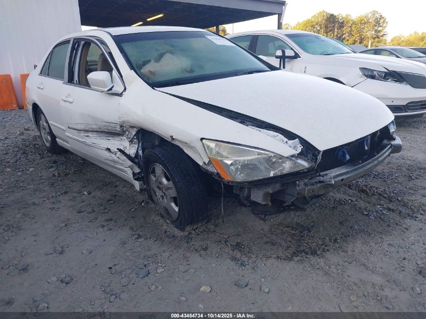2003 Honda Accord 2.4 Lx white sedan gasoline 3HGCM563X3G702229 photo #1