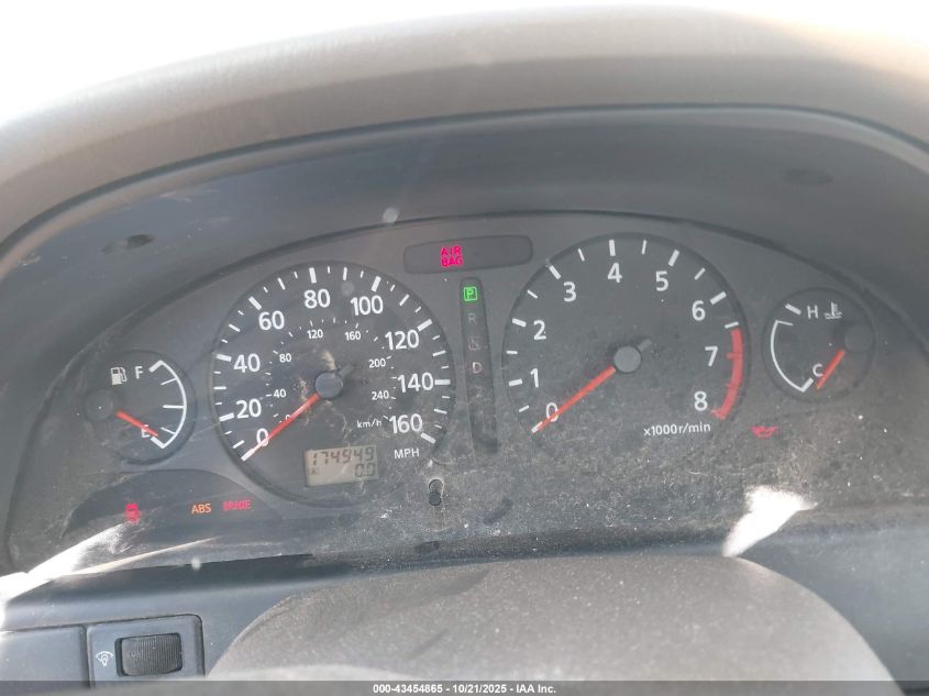 2000 Nissan Maxima Gle/Gxe/Se VIN: JN1CA31D7YT514907 Lot: 43454865