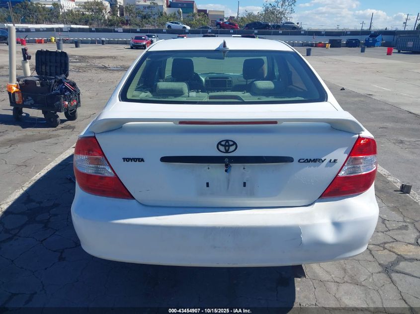 2004 Toyota Camry Le VIN: 4T1BE32K24U372654 Lot: 43454907