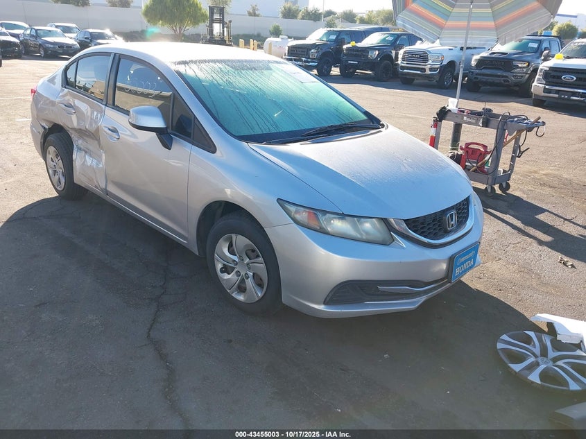 2013 HONDA CIVIC LX - 19XFB2F54DE216191