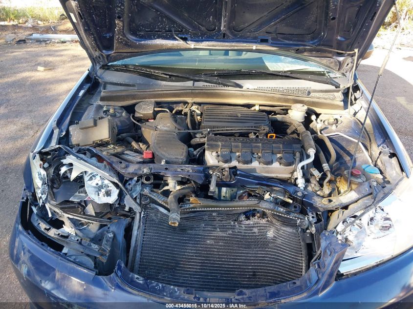 2005 Honda Civic Lx VIN: JHMES165X5S004351 Lot: 43455015