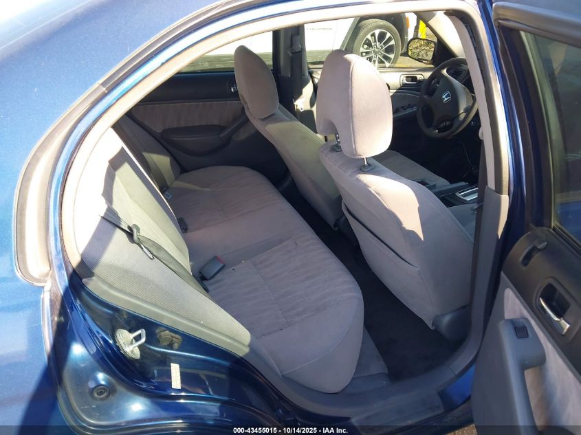 2005 Honda Civic Lx VIN: JHMES165X5S004351 Lot: 43455015