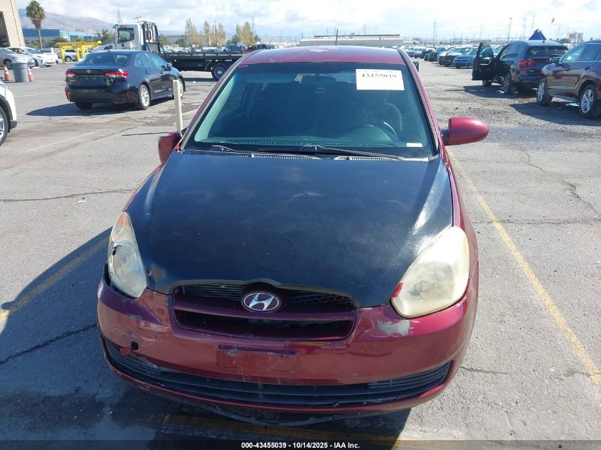 2007 Hyundai Accent Gs VIN: KMHCM36C97U049619 Lot: 43455039