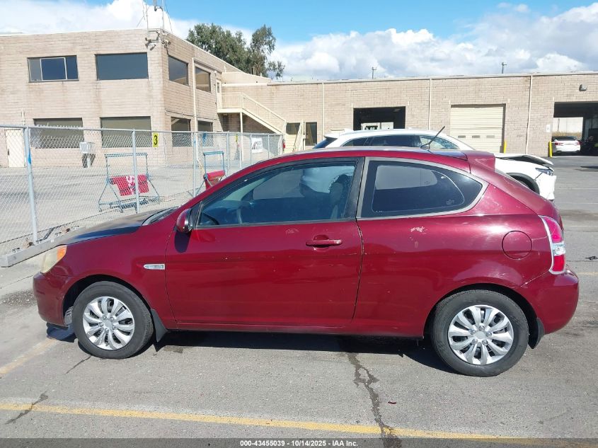 2007 Hyundai Accent Gs VIN: KMHCM36C97U049619 Lot: 43455039