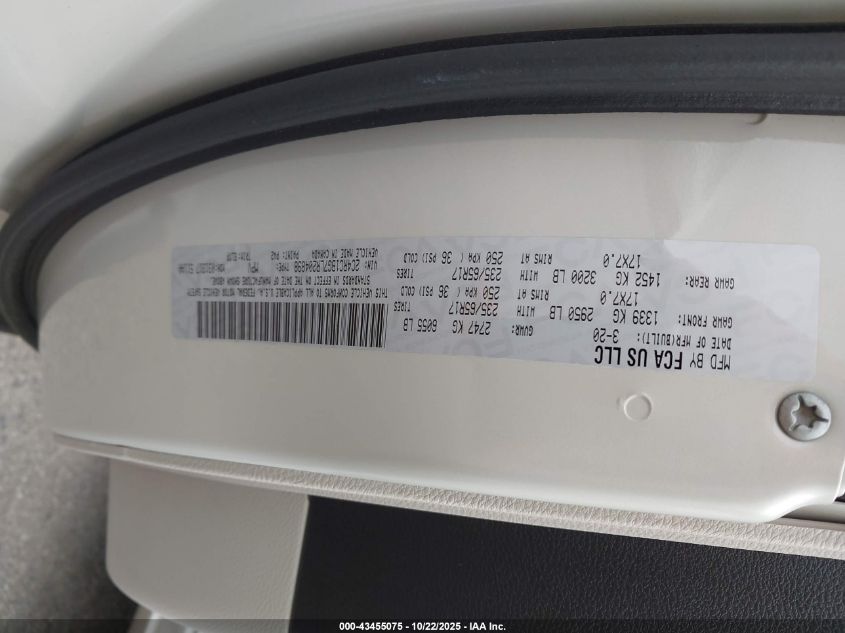 2020 Chrysler Pacifica Touring L VIN: 2C4RC1BG7LR204898 Lot: 43455075