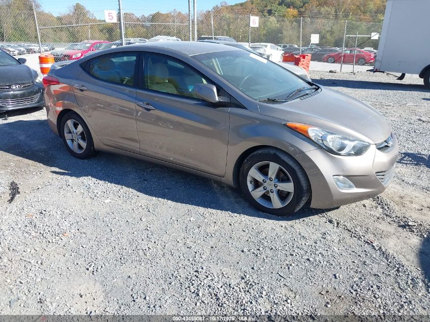 2013 HYUNDAI ELANTRA GLS - 5NPDH4AE0DH451742