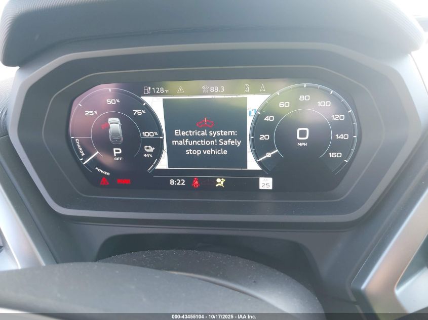 2025 Audi Q4 E-Tron Premium 45 Quattro VIN: WA1B5BFZ3SP015026 Lot: 43455104