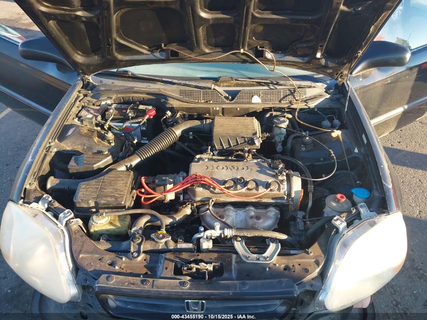 1998 Honda Civic Dx VIN: 1HGEJ6223WL045186 Lot: 43455190