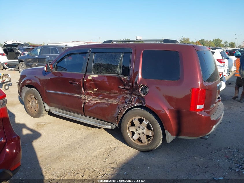 2009 Honda Pilot Touring VIN: 5FNYF38999B006464 Lot: 43455283