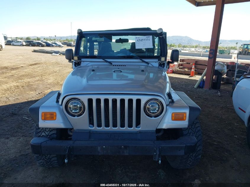 2005 Jeep Wrangler X VIN: 1J4FA39S45P375394 Lot: 43455331