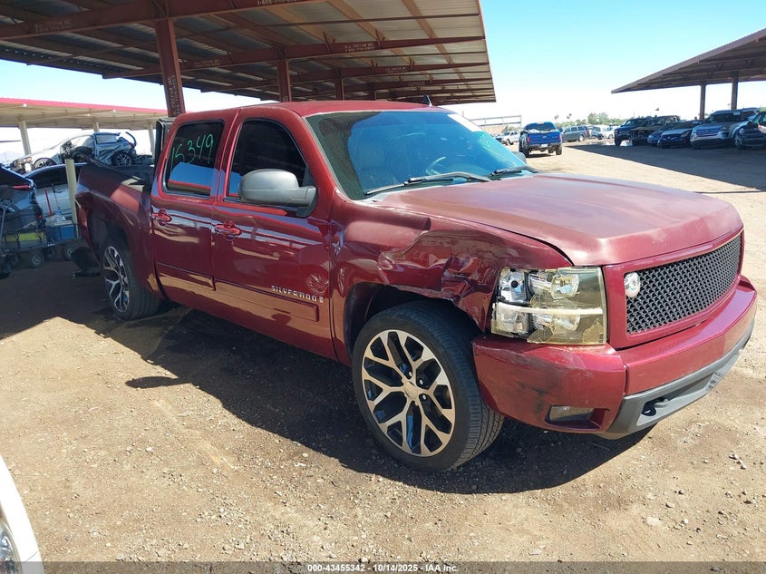 2GCEC130081339386 2008 Chevrolet Silverado 1500 Ltz auction photo 1