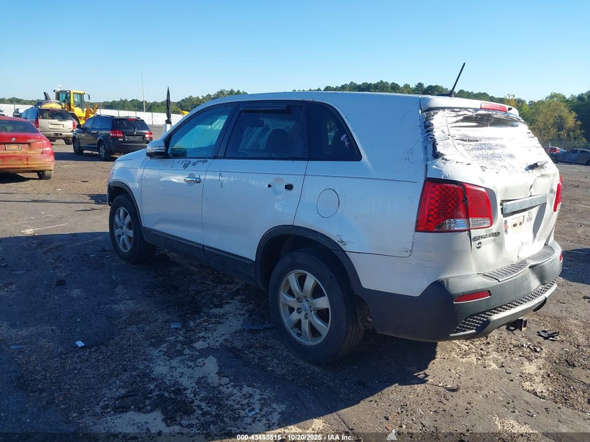 Vin: 5xykt4a10cg239058, lot: 43950366, kia sorento lx 20123