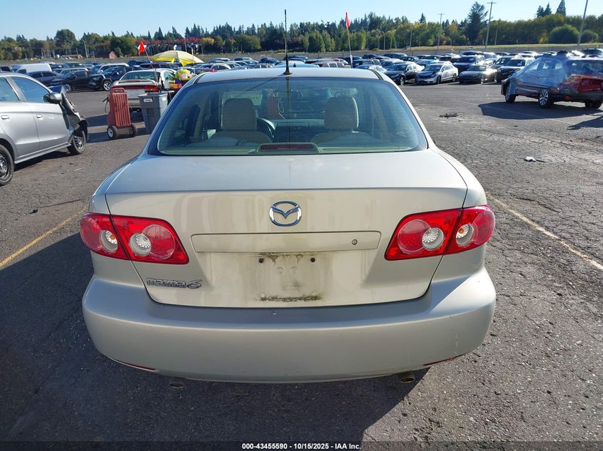 2005 Mazda Mazda6 I Base VIN: 1YVHP80C455M58345 Lot: 43455590