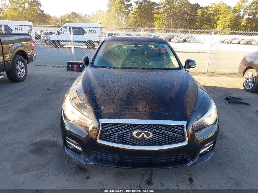 2015 Infiniti Q50 VIN: JN1BV7AR7FM420245 Lot: 43455641