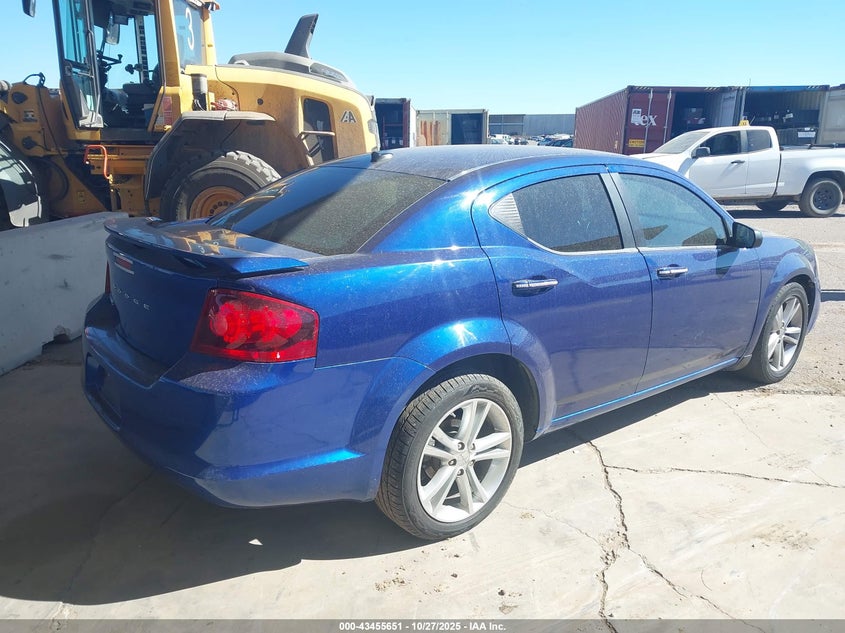 Vin: 1c3cdzag4cn254310, lot: 43950502, dodge avenger se 20124