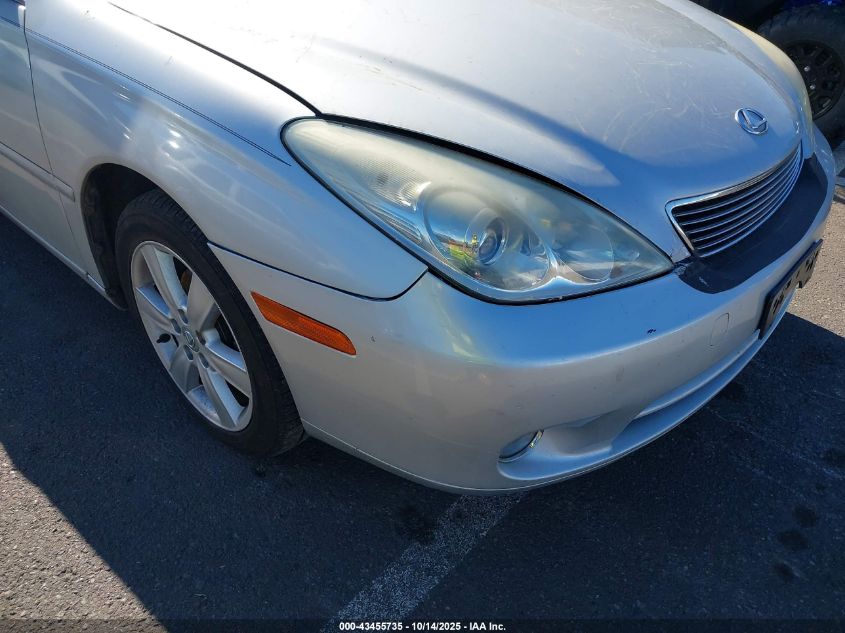 2005 Lexus Es 330 VIN: JTHBA30G455128836 Lot: 43455735