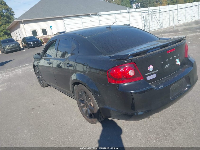 Vin: 1c3cdzag8dn748137, lot: 43950633, dodge avenger se v6 20133