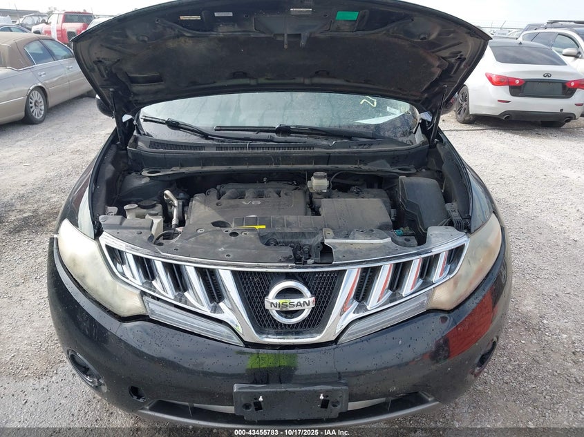2013 NISSAN MURANO SV JN8AZ1MU5DW212395