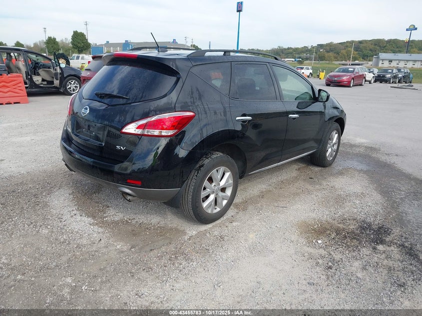 2013 NISSAN MURANO SV JN8AZ1MU5DW212395