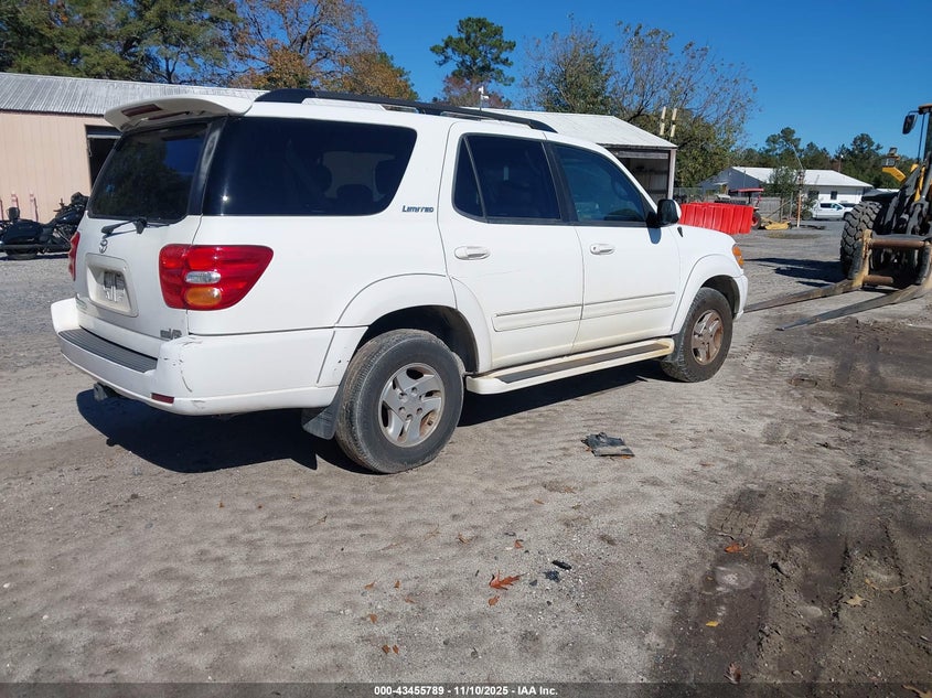 5TDZT38A52S113729 2002 TOYOTA SEQUOIA photo no. 4