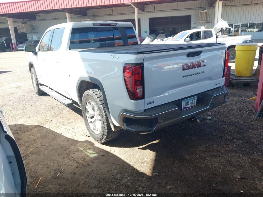 Vin: 3gtu9bet1lg343454, lot: 43950724, gmc sierra 1500 4wd  standard box sle 20203