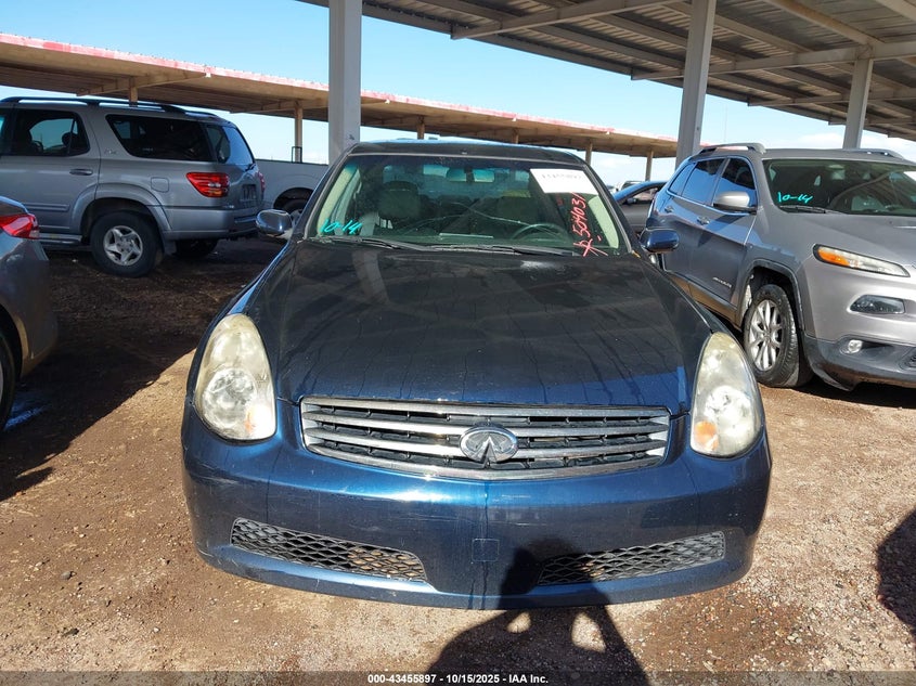 2006 Infiniti G35 VIN: JNKCV51E16M504031 Lot: 43455897