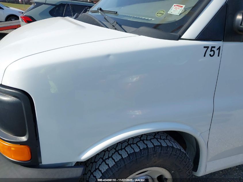 2015 Chevrolet Express 2500 Work Van VIN: 1GCWGFCF6F1277697 Lot: 43456110